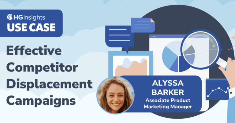 In this step-by-step video, Alyssa Barker, Associate Product Marketing Manager, demonstrates how HG Insights’ Market Intelligence solution can help sales and marketing teams focus on the best competitor displacement opportunities.