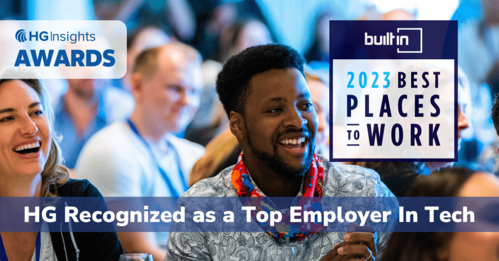 HG Insights Recognized as a Top Employer In Tech