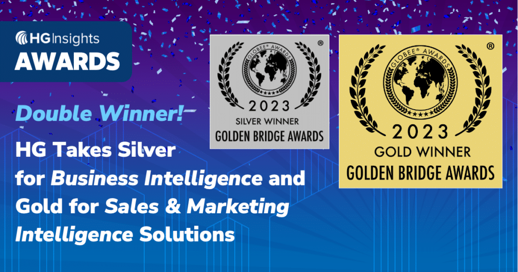 HG is a double winner at the Golden Bridge awards