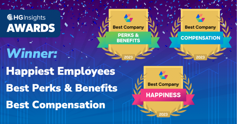 HG Insights Celebrated for Happiest Employees with Three Comparably Awards