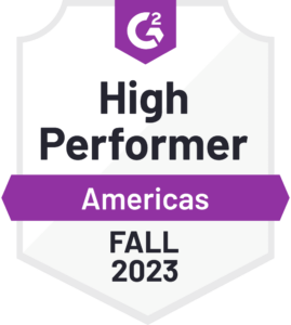 G2 High Performer Americas Fall 2023 - Sales Intelligence