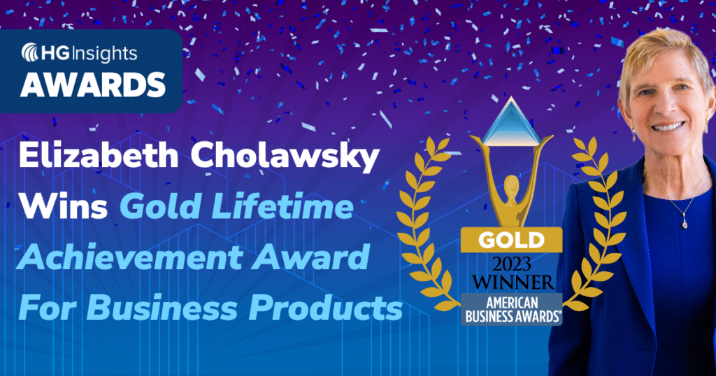 Elizabeth Cholawsky Wins Gold Lifetime Achievement Award for Business Products