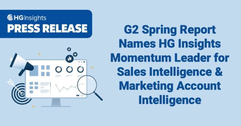 G2 Spring 2024 Reports Names HG Insights Momentum Leader for Sales Intelligence & Marketing Account Intelligence