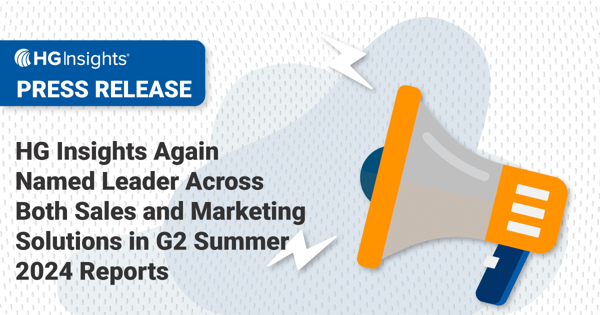 PRESS RELEASE: HG names leader in G2 reports