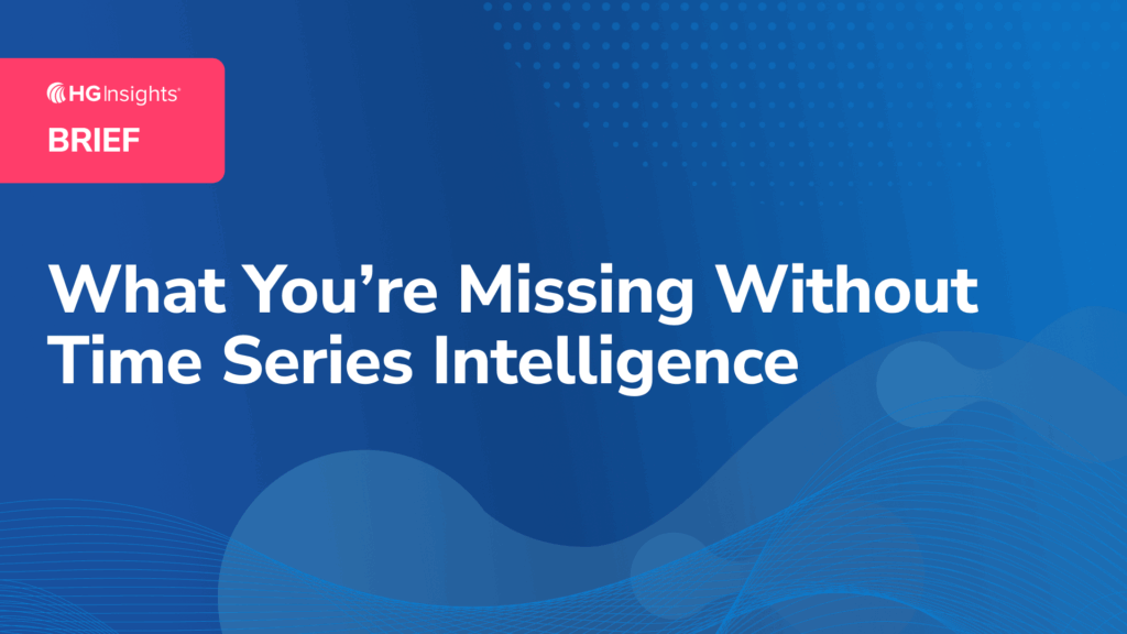 Image: What You’re Missing Without Time Series Intelligence