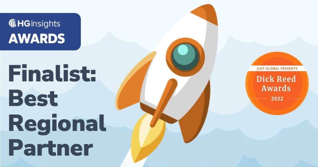 HG Insights is pleased to announce our inclusion as a finalist for the Best Regional Partner (EMEA) at the 2022 Dick Reed Awards.