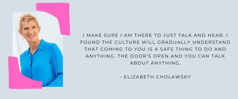 In this episode, Elizabeth discusses her career and C-suite level experience in various companies, how she creates a safe and open company culture, and her top advice for women in tech.