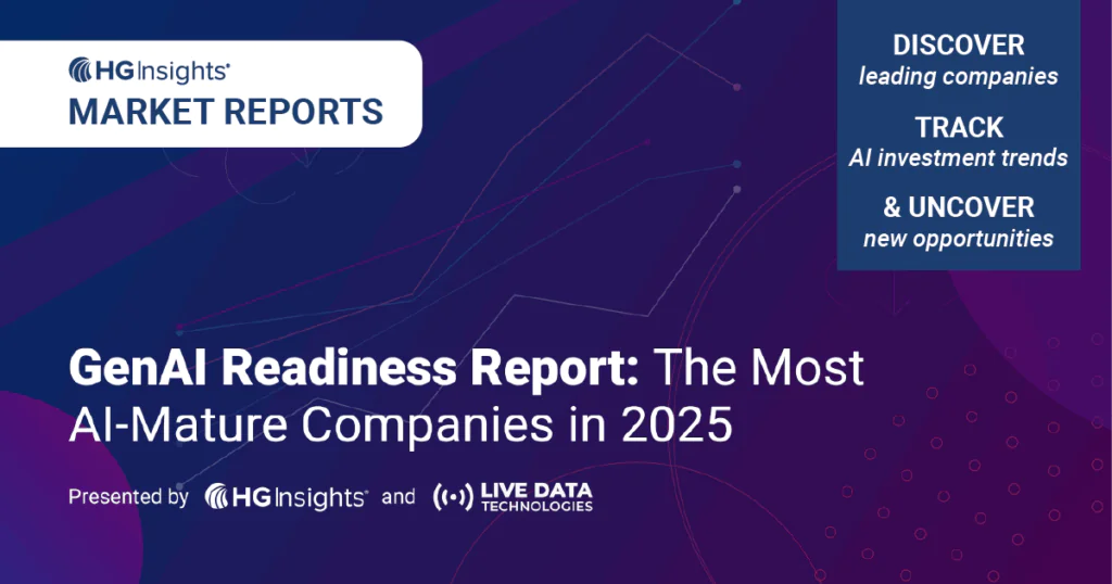 Image: GenAI Readiness Report: The Most AI-Mature Companies in 2025