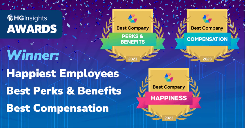 Image: HG Insights Celebrated for Happiest Employees with Three Comparably Awards
