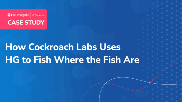 Image for: How Cockroach Labs Uses HG Insights to Fish Where the Fish Are
