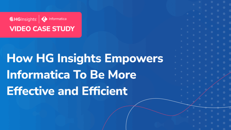 Image for: How HG Insights Empowers Informatica To Be More Effective and Efficient