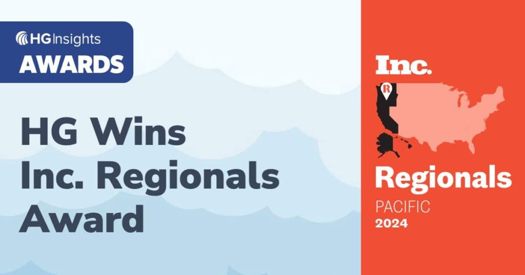 Image: HG Wins Inc. Regionals Award: Pacific's Fastest-Growing Companies