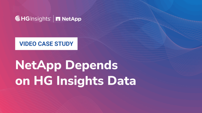 Image for: NetApp Depends on HG Insights Data