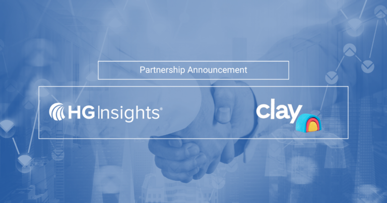 Image: Clay & HG Insights Partner to Help Companies Find & Connect with Ideal Customers