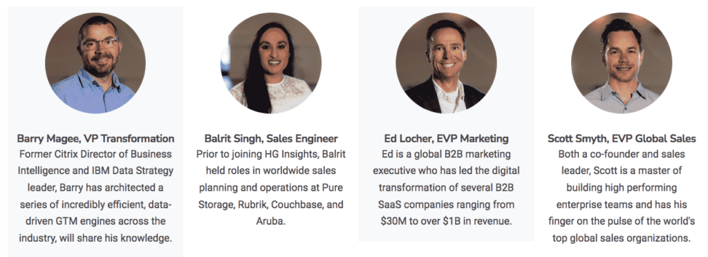 Master Class Speakers