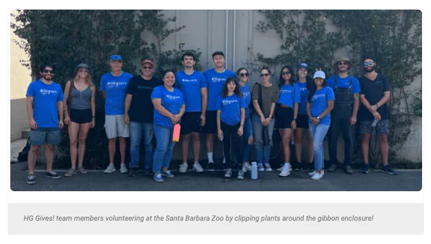 HG Insights volunteers and fundraises in our community. 