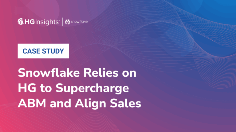 Image for: Snowflake Relies on HG to Supercharge ABM and Align Sales