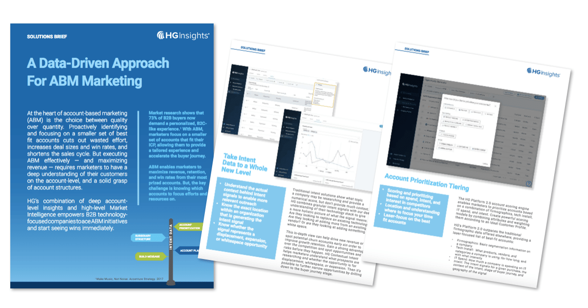 download the HG Insights Solutions Brief Now