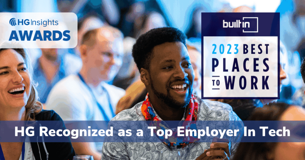 HG Insights Recognized as a Top Employer In Tech