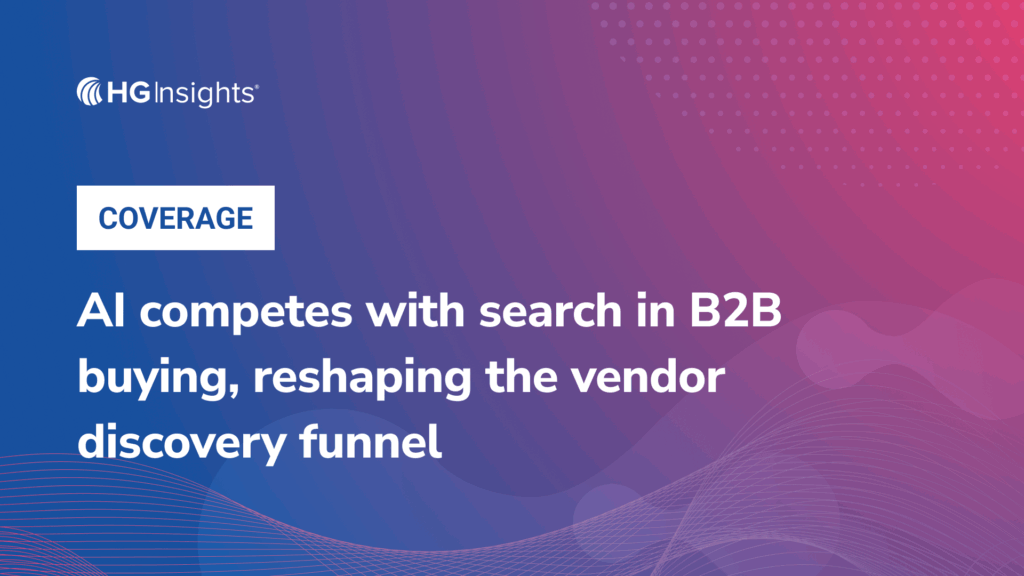 AI competes with search in B2B buying, reshaping the vendor discovery funnel