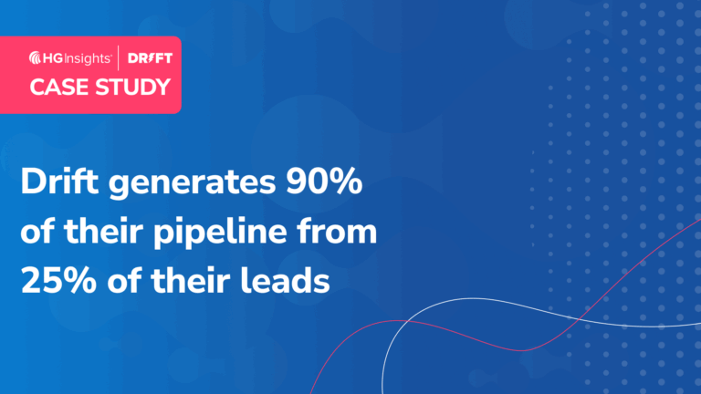 Image for: Drift generates 90% of their pipeline from 25% of their leads