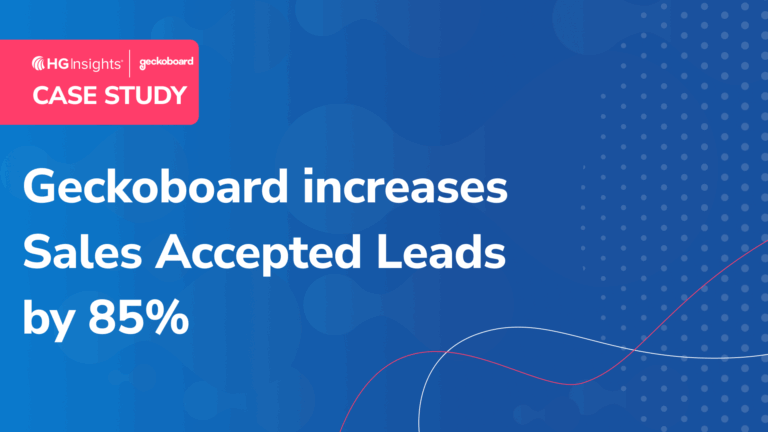 Image for: Geckoboard increases Sales Accepted Leads by 85%‍