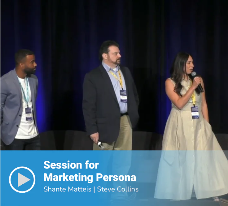 Sessions for Marketing Persona