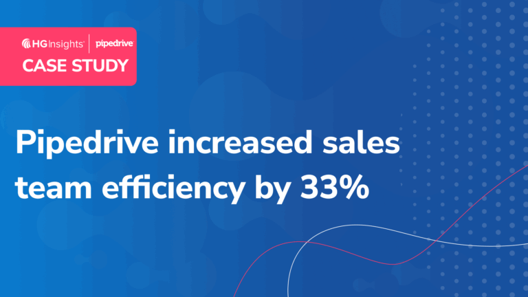 Image for: Pipedrive increased sales team efficiency by 33%