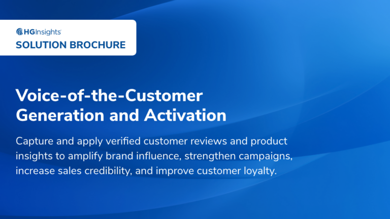 Image for: Voice-of-the-Customer Generation and Activation