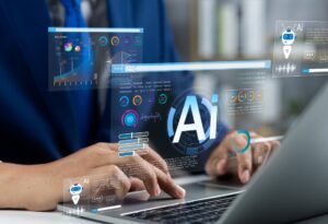 businessman using AI With Deep ICP, Technographic, and Intent Signals