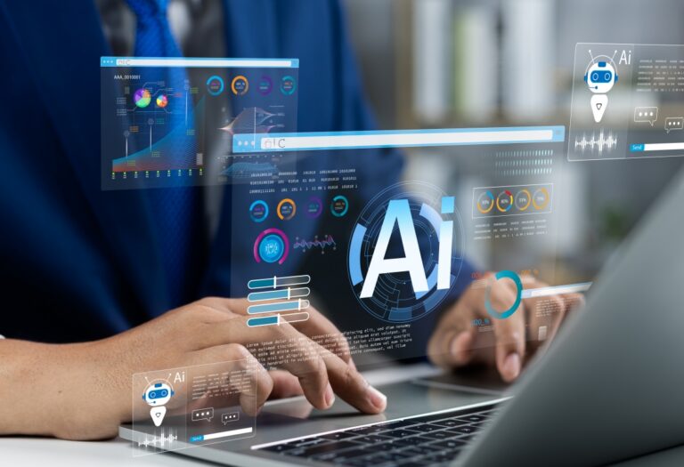 businessman using AI With Deep ICP, Technographic, and Intent Signals