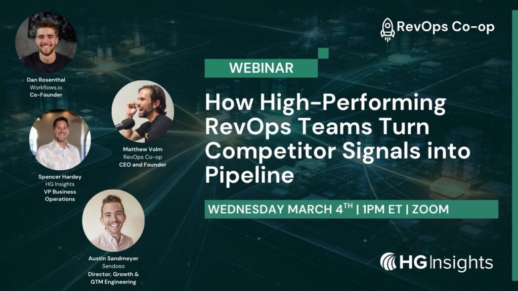 Image: How High-Performing RevOps Teams Turn Competitor Signals into Pipeline