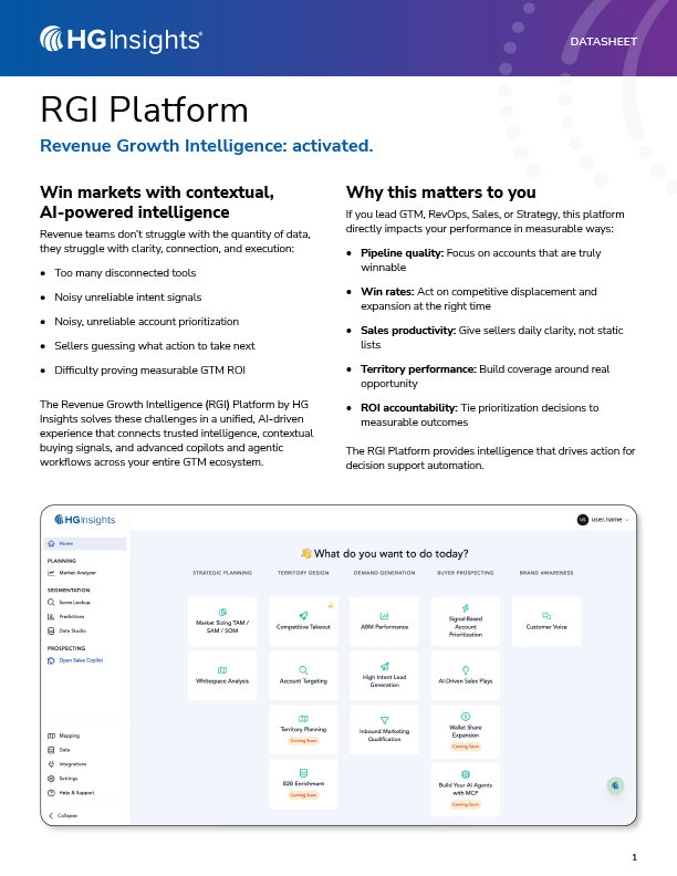 Image: RGI Platform Datasheet