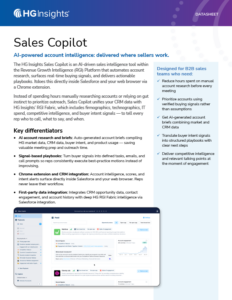 Sales Copilot Datasheet