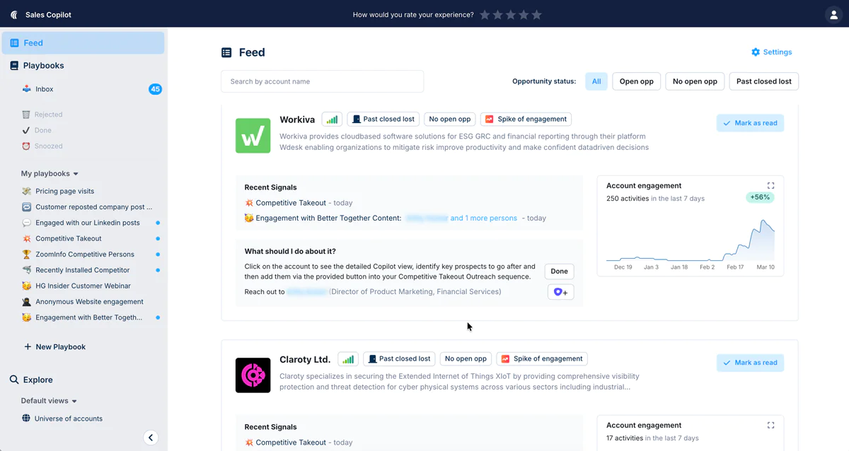 Sales Copilot Screenshot