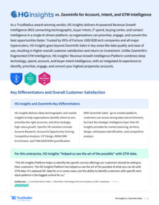 HG Insights and ZoomInfo for Account, Intent, and GTM Intelligence