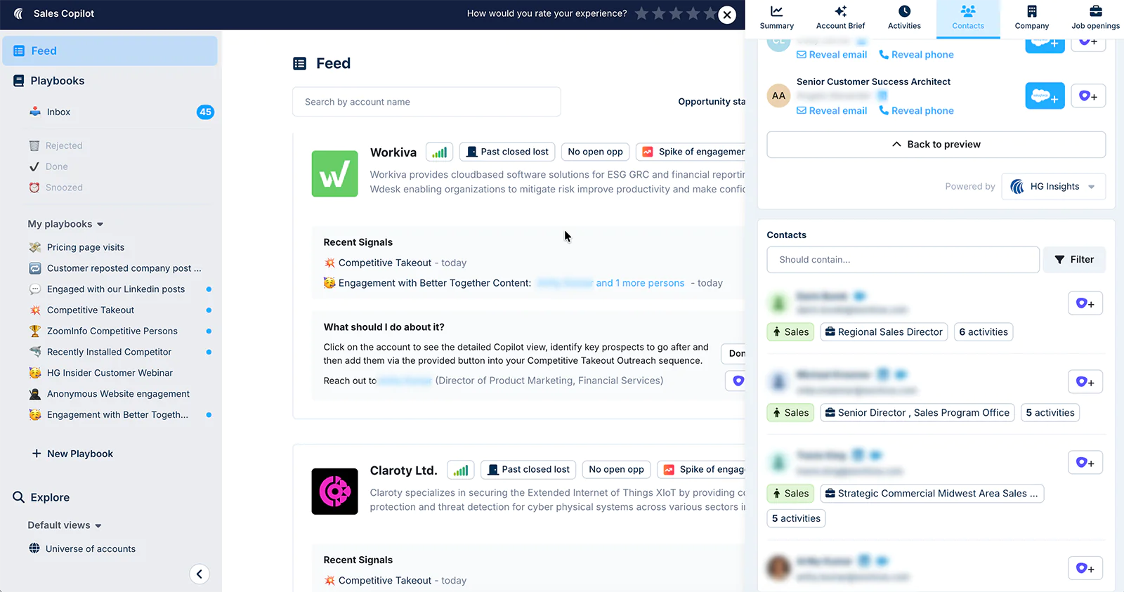 Contact Intelligence Screenshot