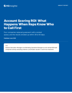 Account Scoring ROI Insight Report