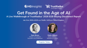 Get Found in the Age of AI: A Live Walkthrough of TrustRadius’ 2026 B2B Buying Disconnect Report