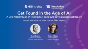 Get Found in the Age of AI: A Live Walkthrough of TrustRadius’ 2026 B2B Buying Disconnect Report
