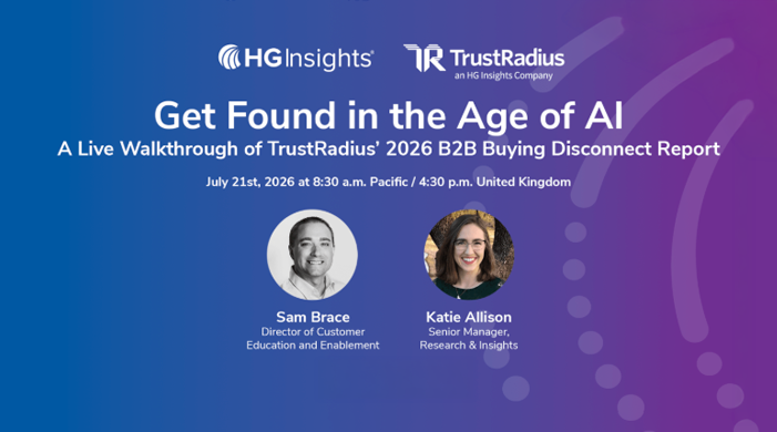 Get Found in the Age of AI: A Live Walkthrough of TrustRadius’ 2026 B2B Buying Disconnect Report