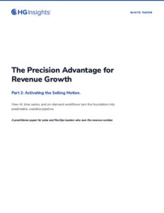The Precision Advantage for Revenue Growth, Part 2: Activating the Selling Motion
