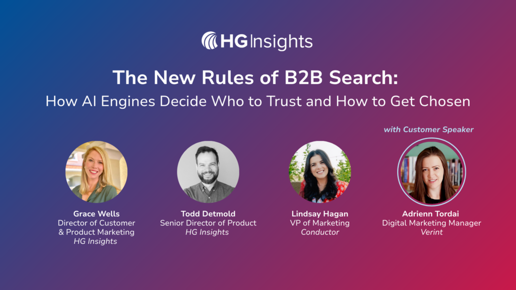The New Rules of B2B Search: How AI Engines Decide Who to Trust and How to Get Chosen
