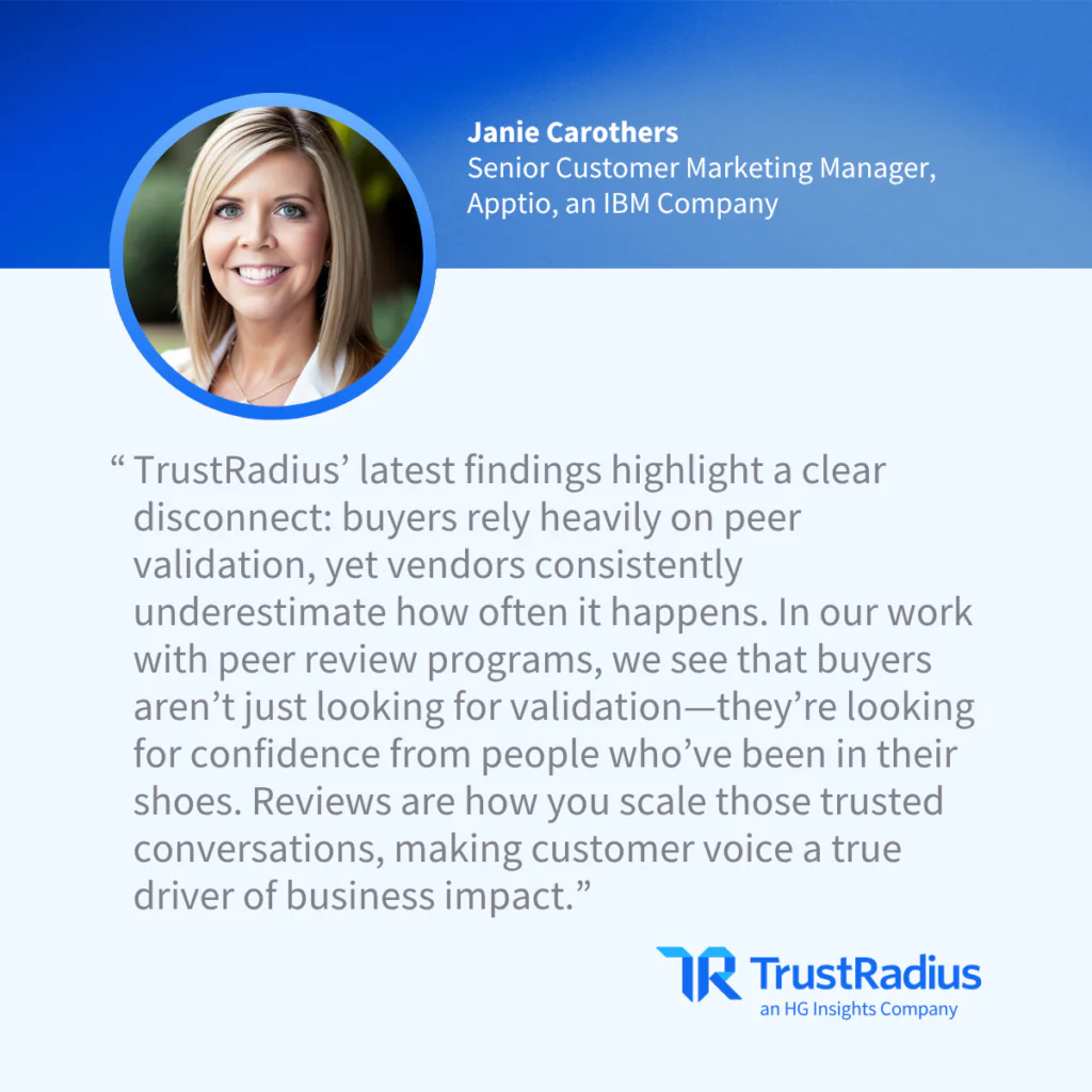 TrustRadius Quote Card Janie Carothers