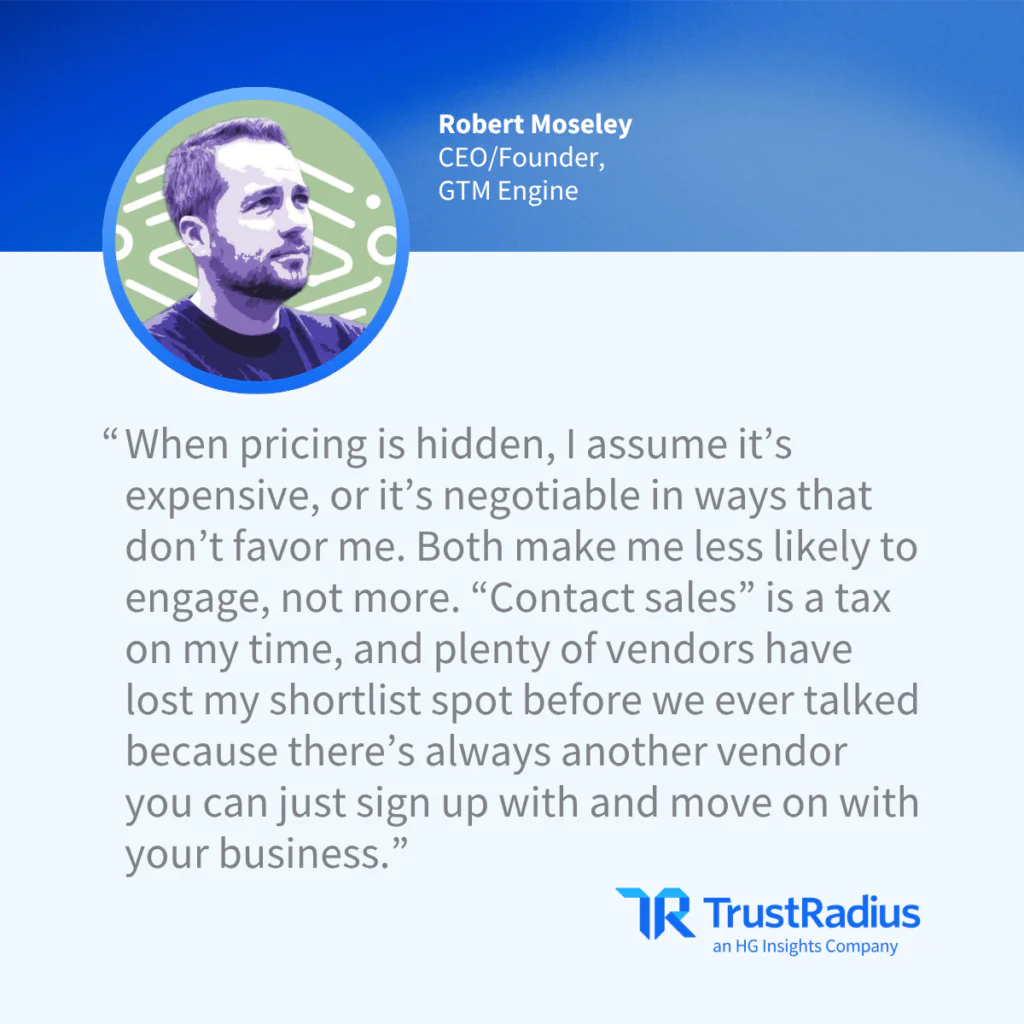 TrustRadius Quote Card Robert Moseley