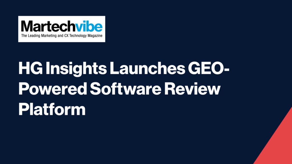 Image: HG Insights Launches GEO-Powered Software Review Platform