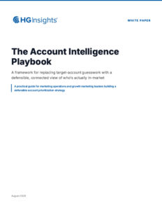  The Account Intelligence Playbook