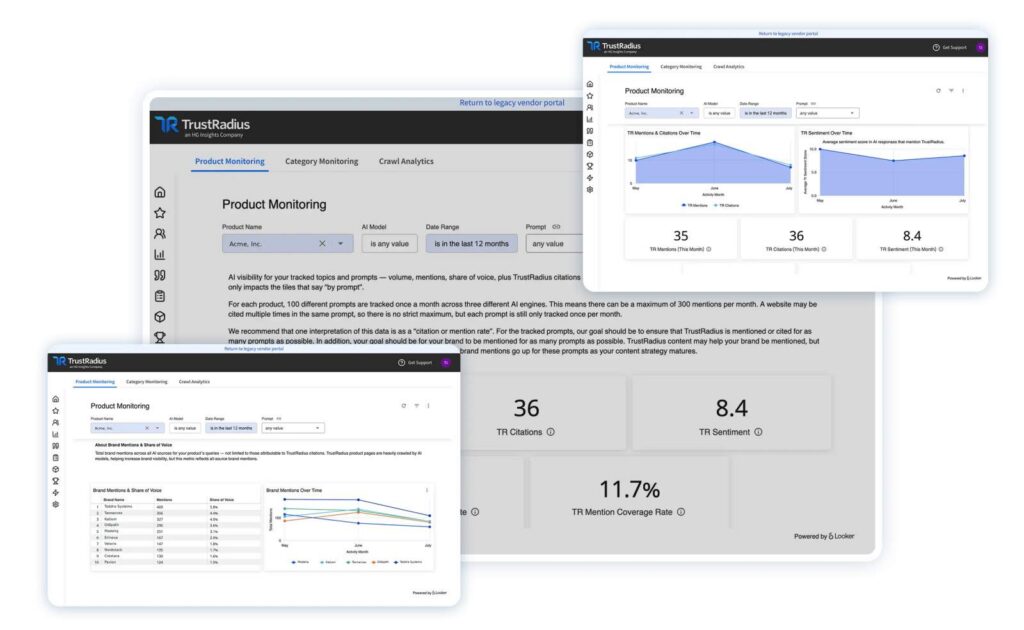 TR GEO Product Monitoring
