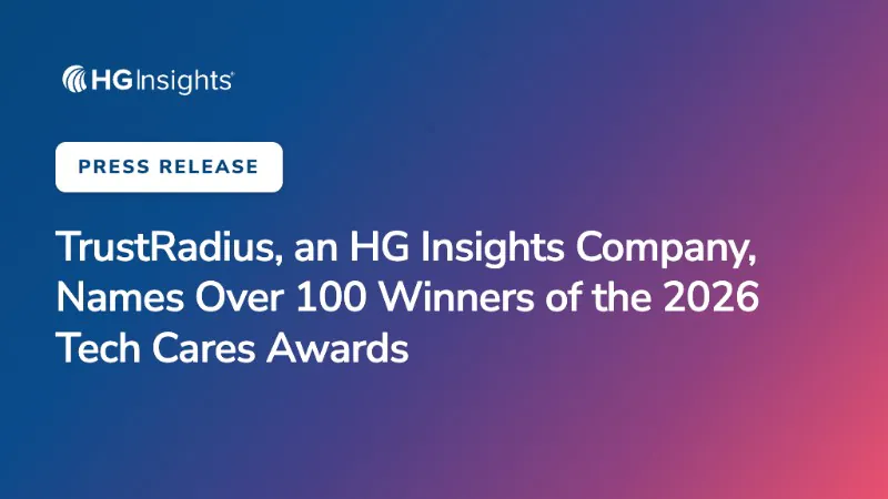 Image: TrustRadius, an HG Insights Company, Names Over 100 Winners of the 2026 Tech Cares Awards