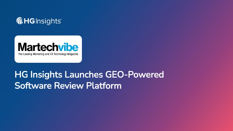 Image: HG Insights Launches GEO-Powered Software Review Platform